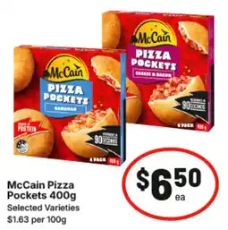IGA McCain Pizza Pockets offer
