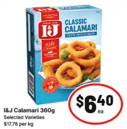 IGA I&J Calamari offer