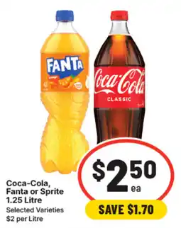 IGA Coca-Cola, Fanta or Sprite offer