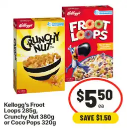 IGA Kellogg's Froot Loops offer