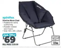 Anaconda Spinifex Slimline Moon Chair offer