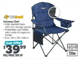Anaconda Oztrail Getaway Chair offer