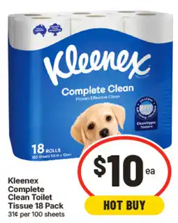 IGA Kleenex Complete Clean Toilet Tissue offer