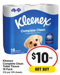 IGA Kleenex Complete Clean Toilet Tissue offer