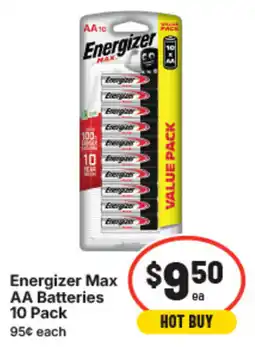 IGA Energizer Max AA Batteries offer
