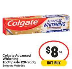 IGA Colgate Advanced Whitening Toothpaste offer