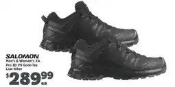 Anaconda Salomon Men's & Women's XA Pro 3D V9 Gore-Tex Low Hiker offer