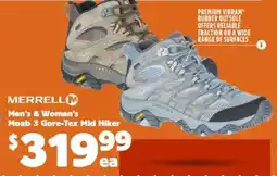 Anaconda Merrell Men's & Women's Moab 3 Gore-Tex Mid Hiker offer