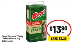 IGA Bega Farmers' Tasty Cheese Block offer