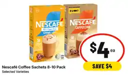 IGA Nescafe Coffee Sachets Selected Varieties offer