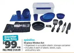 Anaconda spinifex 32 piece Kitchen Set offer