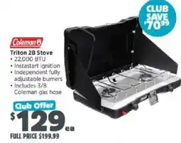 Anaconda Coleman Triton 2B Stove offer