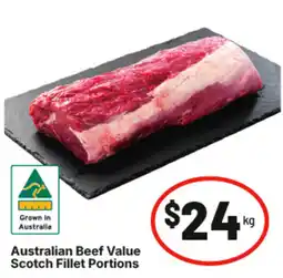 IGA Australian Beef Value Scotch Fillet Portions offer