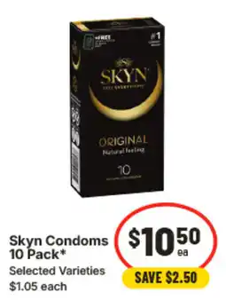 IGA Skyn Condoms 10 Pack offer