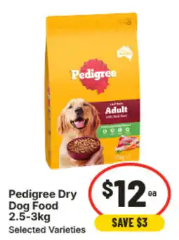 IGA Pedigree Dry Dog Food offer
