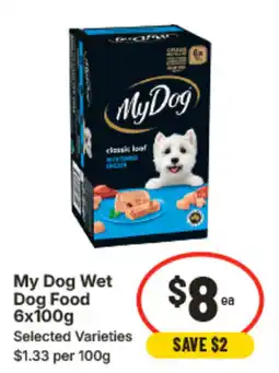 IGA My Dog Wet Dog Food offer