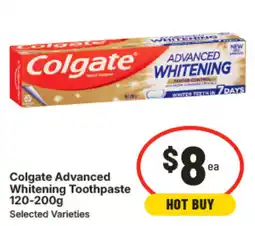 IGA Colgate Advanced Whitening Toothpaste offer