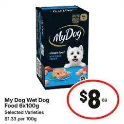 IGA My Dog Wet Dog Food offer