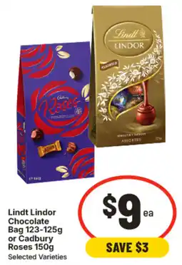 IGA Lindt Lindor Chocolate Bag offer