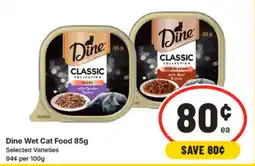IGA Dine Wet Cat Food offer