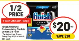 IGA Finish Ultimate Dishwashing Tablets offer