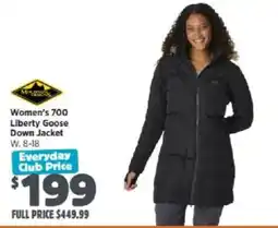 Anaconda Mountain Hardwear Women's 700 Liberty Goose Down Jacket offer