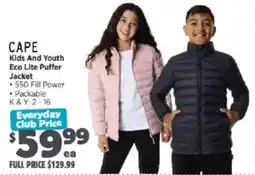 Anaconda CAPE Kids And Youth Eco Lite Puffer Jacket offer