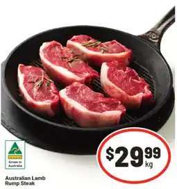 IGA Australian Lamb Rump Steak offer