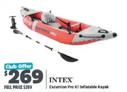 Anaconda Intex Excursion Pro K1 Inflatable Kayak offer