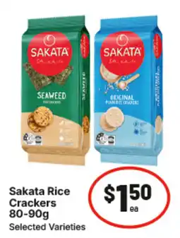 IGA Sakata Rice Crackers Selected Varieties offer