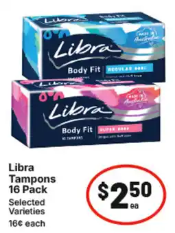 IGA Libra Tampons offer