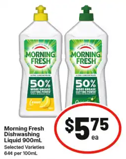 IGA Morning Fresh Dishwashing Liquid offer