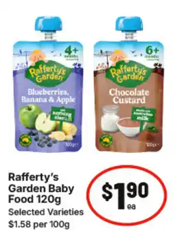 IGA Rafferty's Garden Baby Food offer
