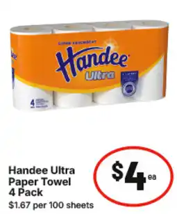 IGA Handee Ultra Paper Towel offer