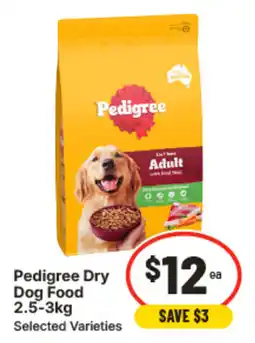 IGA Pedigree Dry Dog Food offer