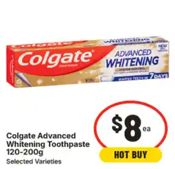 IGA Colgate Advanced Whitening Toothpaste offer