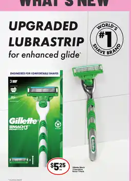 IGA Gillette Mach 3 Sensitive Razor offer