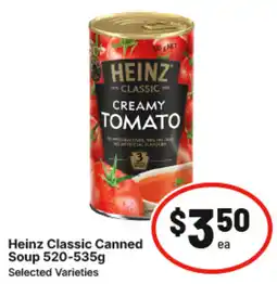IGA Heinz Classic Canned Soup offer