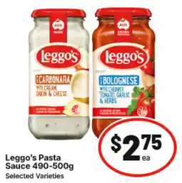 IGA Leggo's Pasta Sauce offer