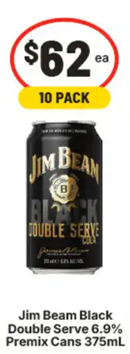 IGA Jim Beam Black Double Serve Cola offer