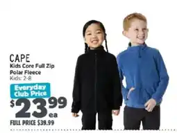 Anaconda Cape Kids Core Full Zip Polar Fleece offer
