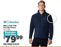 Anaconda Columbia Men's Fast Trek Full Zip Fleece offer