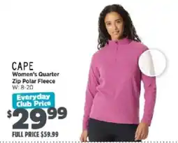 Anaconda Cape Women's Quarter Zip Polar Fleece offer
