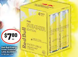 IGA Red Bull Energy Drink Sudachi Lime offer