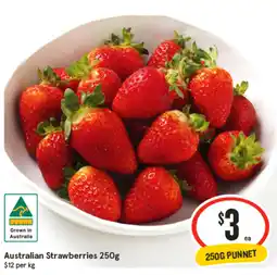 IGA Australian Strawberries offer