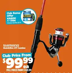 Anaconda Shimano Quickfire XT Combo offer