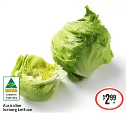 IGA Australian Iceberg Lettuce offer