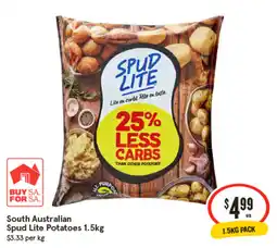 IGA South Australian Spud Lite Potatoes offer