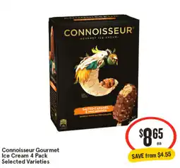 IGA Connoisseur Gourmet Ice Cream offer