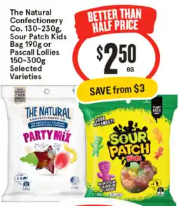 IGA The Natural Confectionery Co. Sour Patch Kids Bag offer